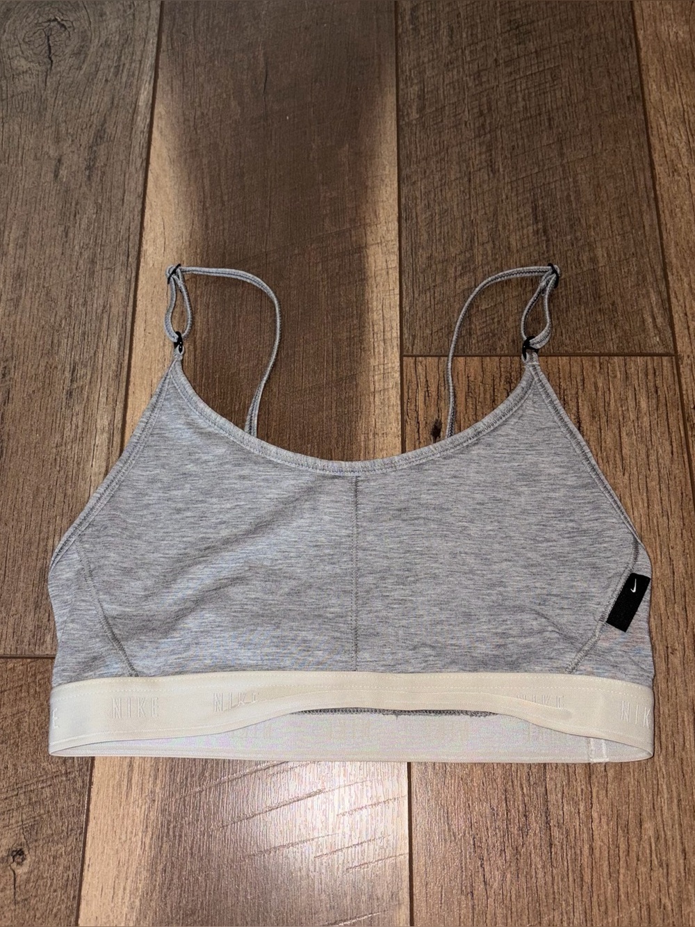 Nike Indy Dri Fit Sports Bra Gray Size Small
